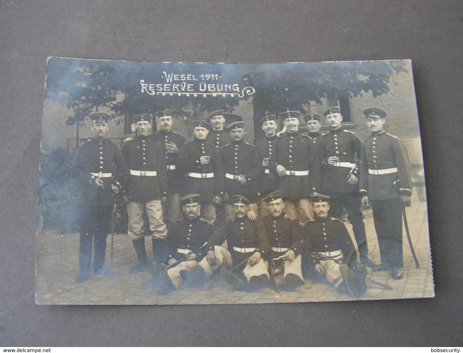 Wesel, Soldaten Foto   1911 - Wesel