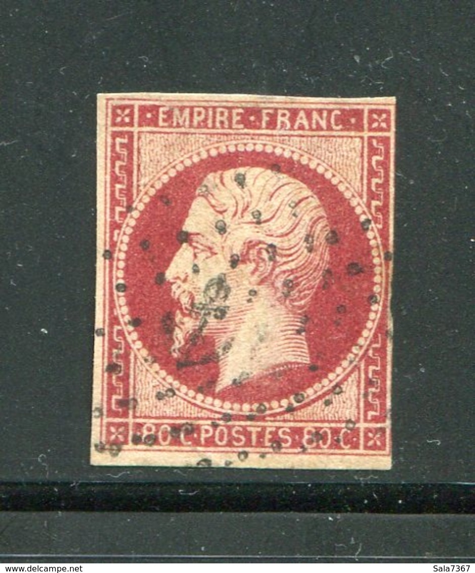 Y&T N°17A- Ancre Noire - 1853-1860 Napoleon III