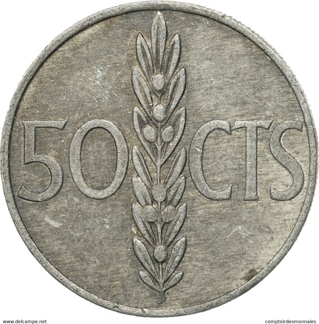 Monnaie, Espagne, Francisco Franco, Caudillo, 50 Centimos, 1967, TB+, Aluminium - 50 Céntimos