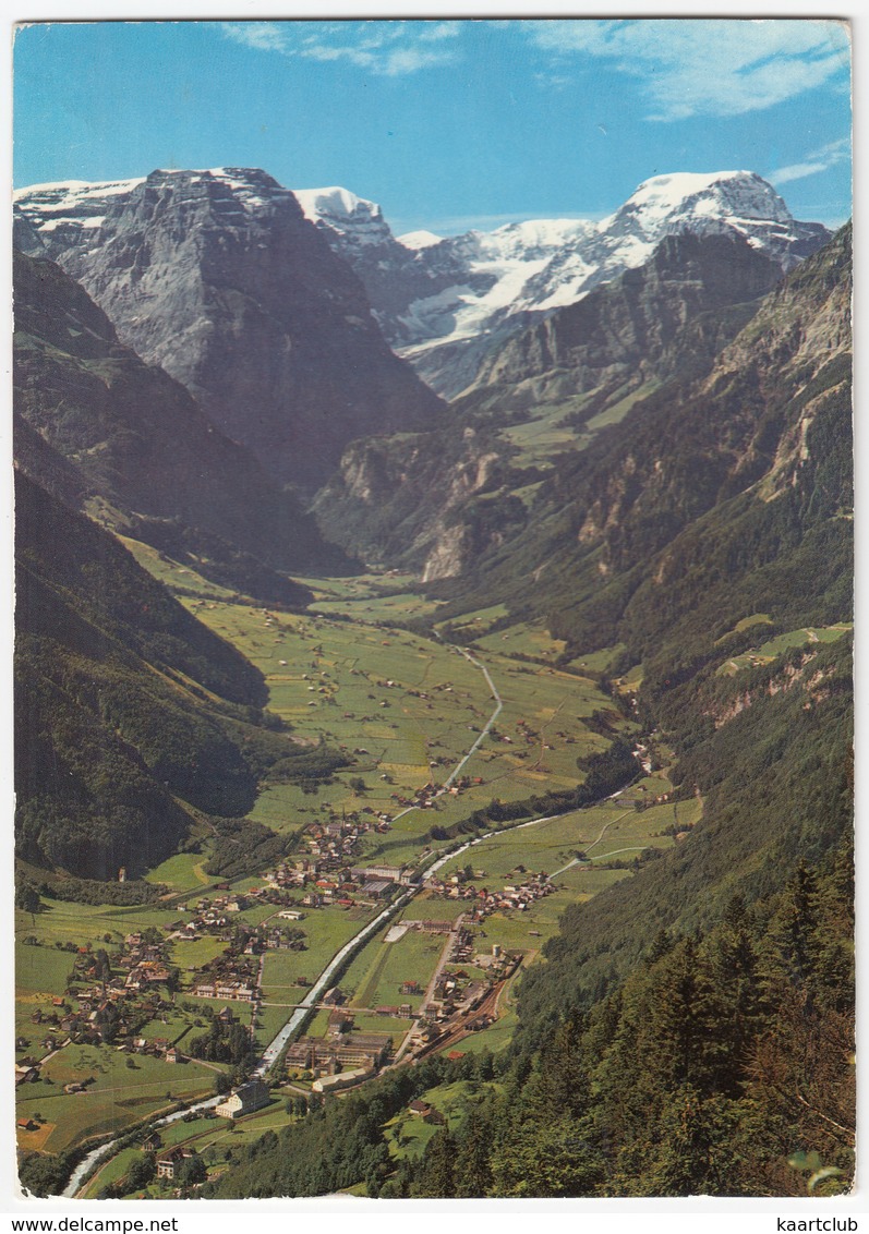 Braunwald (Schweiz) - Blick Auf Linthal Mit Tödikette - (GL - Suisse/Schweiz/CH) - Linthal