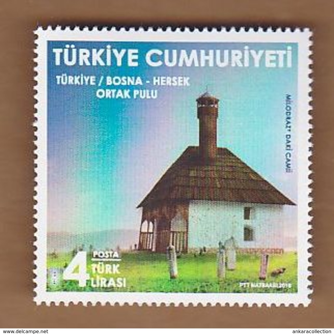 AC - JOINT ISSUE OF STAMPS BETWEEN TURKEY & BOSNIA HERZEGOVINA MNH 10 AUGUST 2018 - Unused Stamps