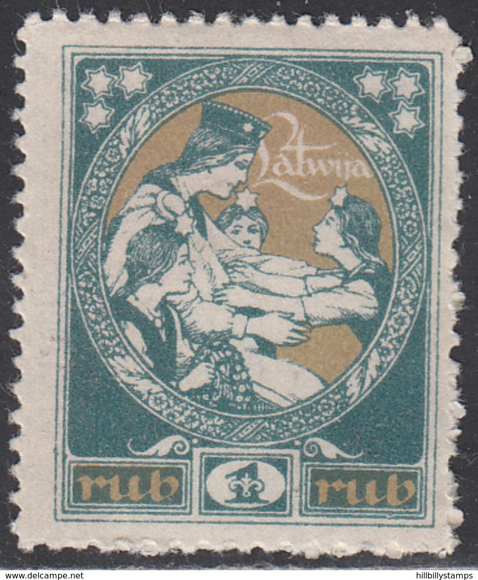 LATVIA    SCOTT NO 69     MINT HINGED      YEAR  1920 - Lettland