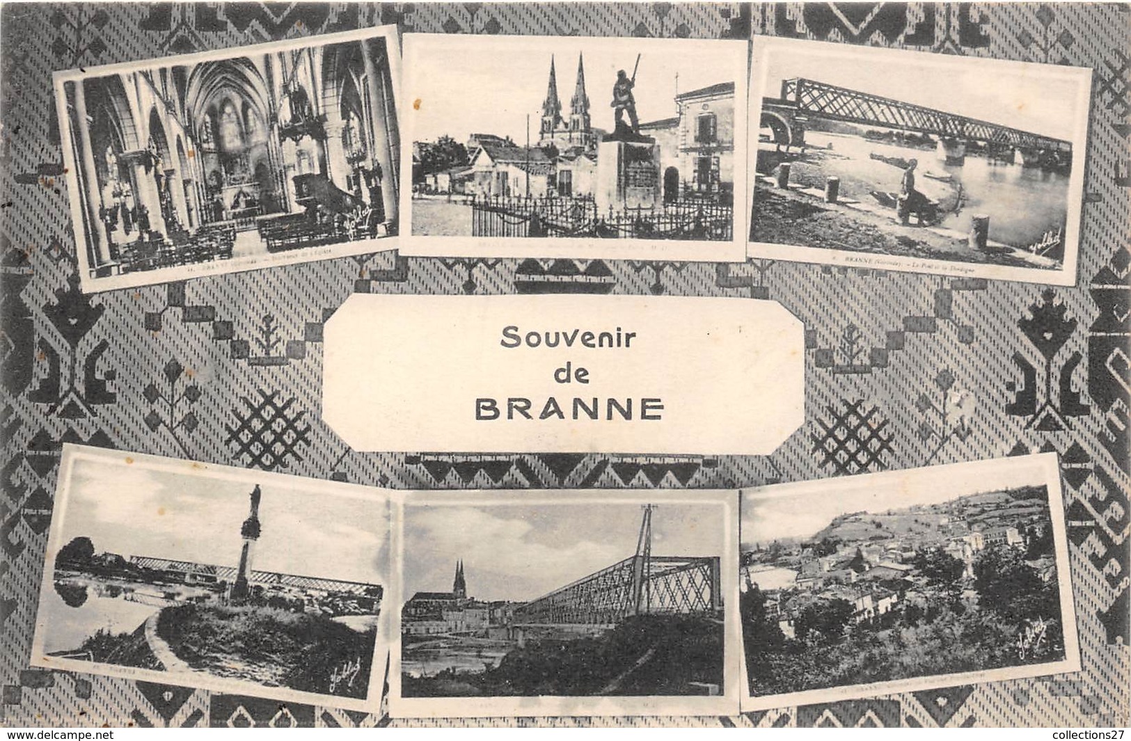 33-BRANNE- SOUVENIR MULTIVUES - Autres & Non Classés