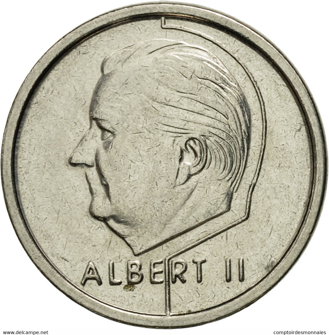 Monnaie, Belgique, Albert II, Franc, 1994, Bruxelles, TB, Nickel Plated Iron - 1 Franc