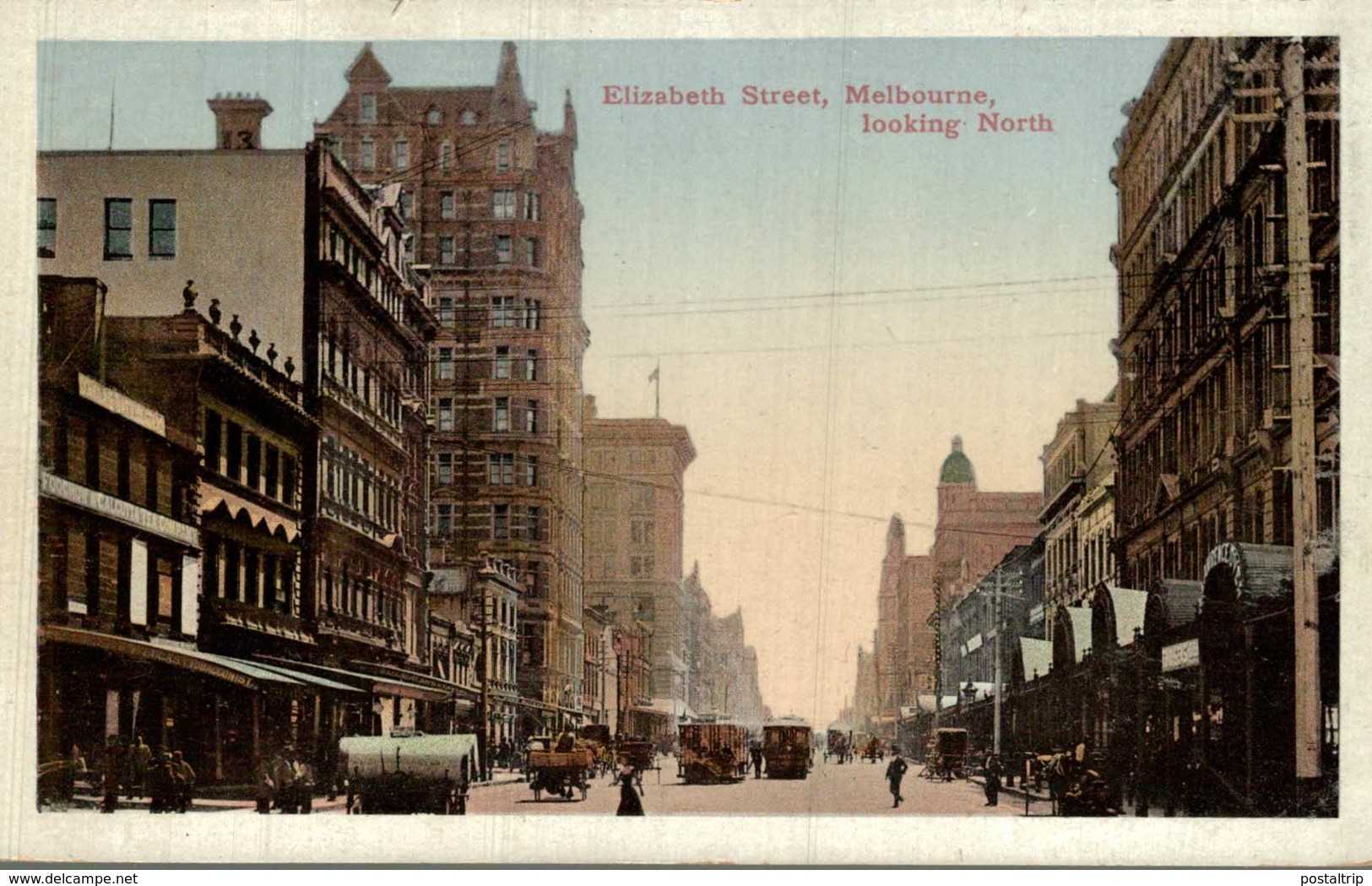 ELIZABETH STREET, MELBOURNE, LOOKING NORTH - AUSTRALIA - Otros & Sin Clasificación