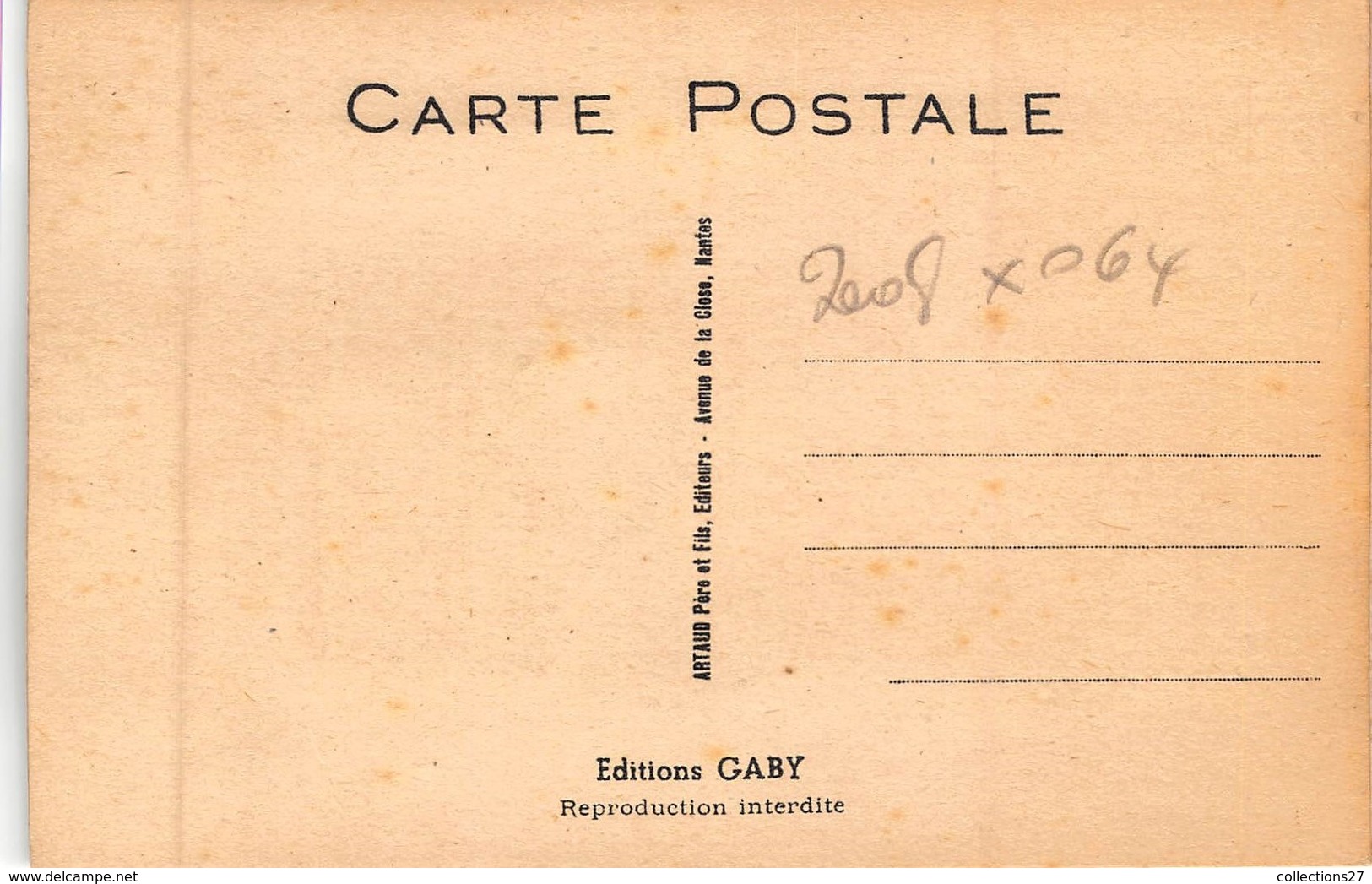 33-CLAOUEY- CARTE A SYSTEME- VOGUE, VOGUE, LA BARQUE! DANS LE SABOT VOUS VERREZ - Autres & Non Classés