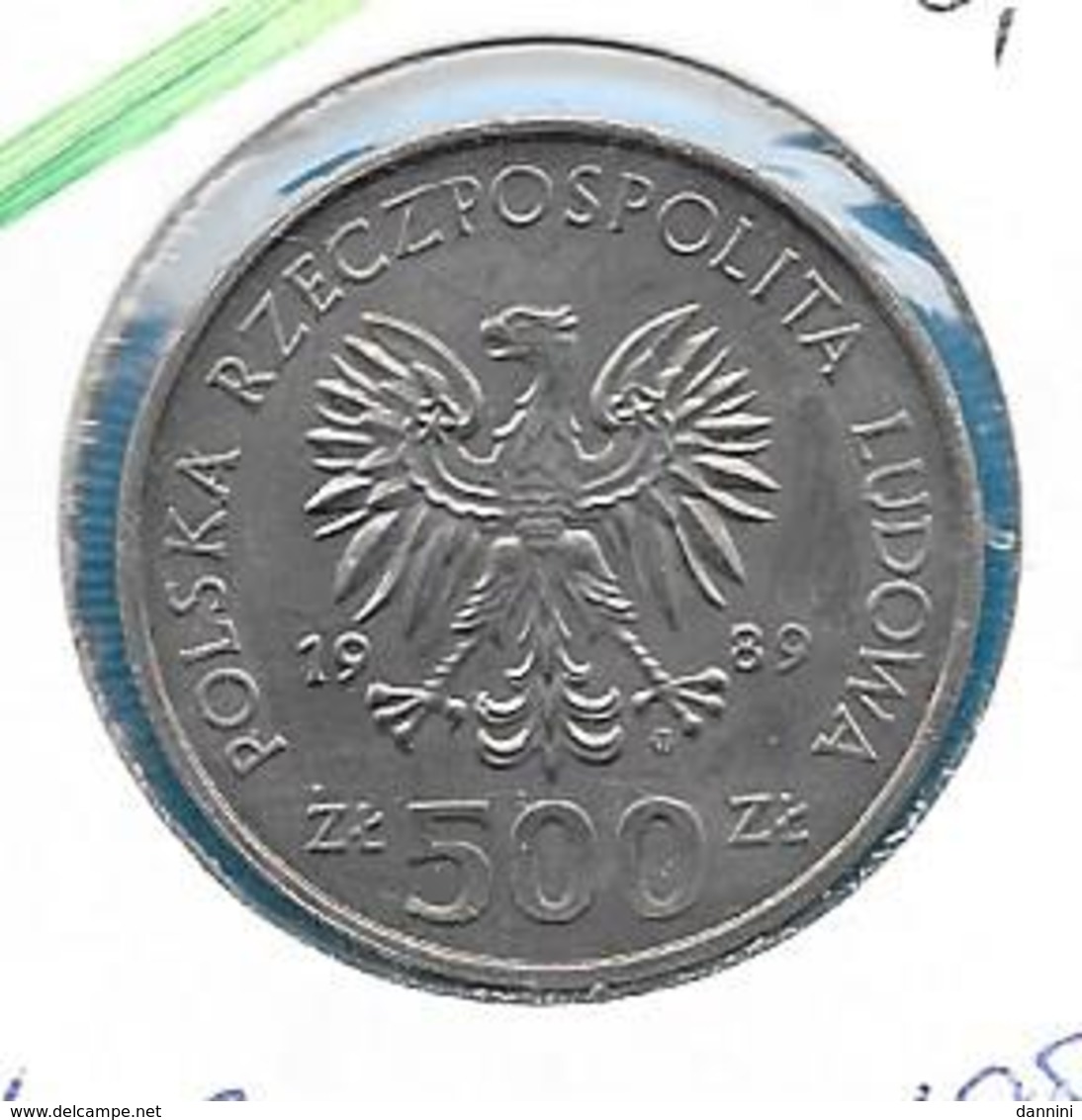 500 Zloty 1989 KM185 - Pologne