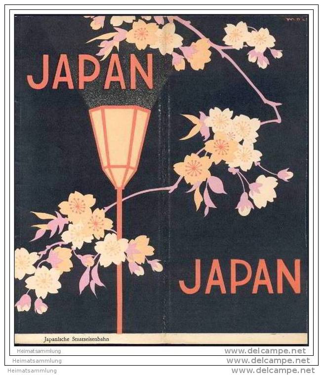 Japan 1935 - 20 Seiten Mit 24 Abbildungen - Herausgeber Japanische Staatseisenbahn - Asia & Vicino Oriente