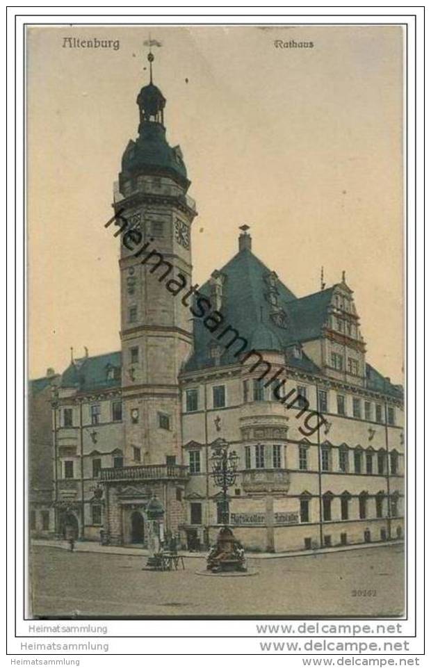 Altenburg - Rathaus - Soldatenkarte - Altenburg