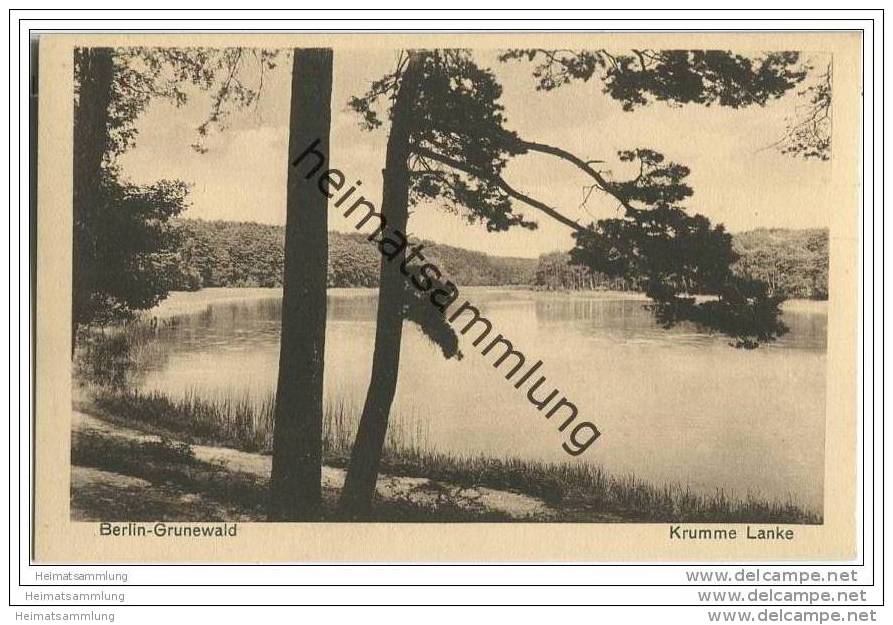 Berlin-Grunewald - Kumme Lanke - AK Ca. 1930 - Grunewald