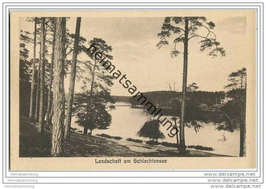 Berlin-Grunewald - Landschaft Am Schlachtensee - AK Ca. 1930 - Grunewald