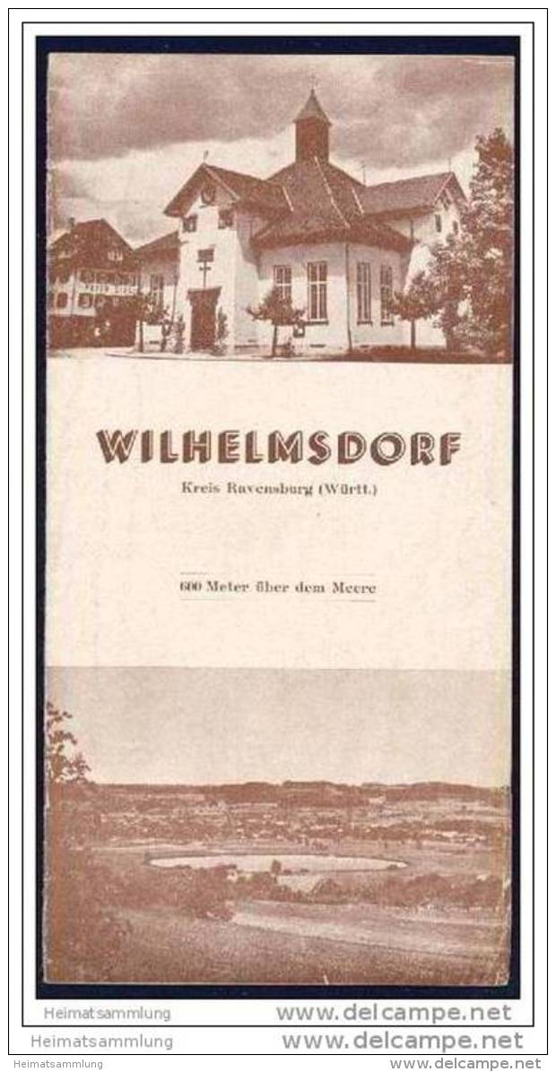 Wilhelmsdorf - 12 Seiten Mit 4 Abbildungen - Baden-Württemberg