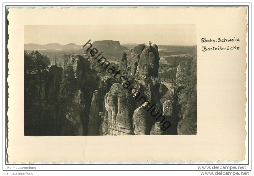 Basteibrücke - Handabzug - Bastei (sächs. Schweiz)