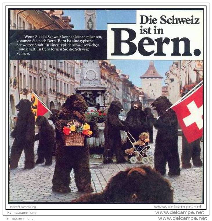 Schweiz - Bern 70er Jahre - 16 Seiten Mit Vielen Abbildungen - Wochenbulletin August 1977 44 Seiten Wissenswertes - Reiseprospekte