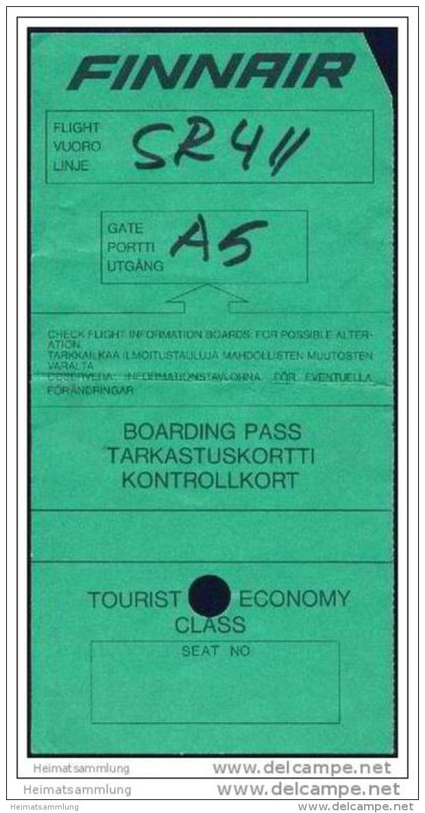 Boarding Pass - Finnair - Cartes D'embarquement