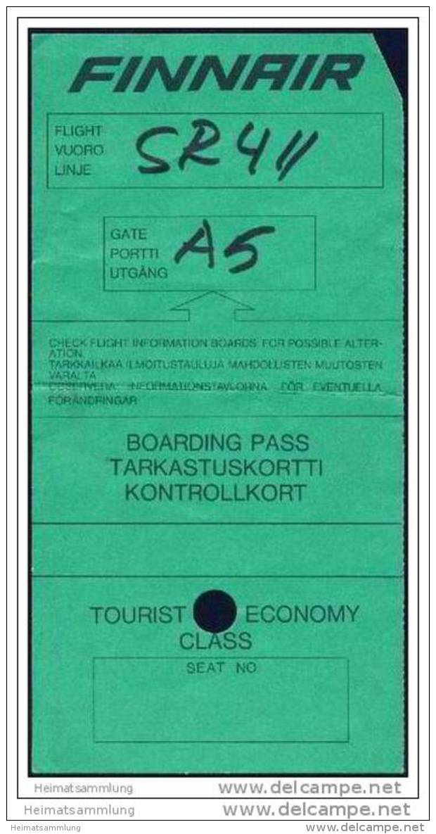 Boarding Pass - Finnair - Bordkarten