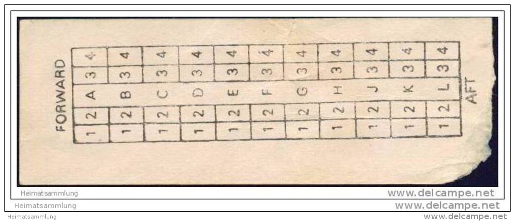 Boarding Pass - Indian Airlines - Bordkarten