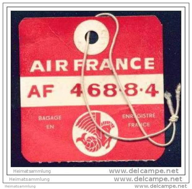Baggage Strap Tag - Air France - Aufklebschilder Und Gepäckbeschriftung
