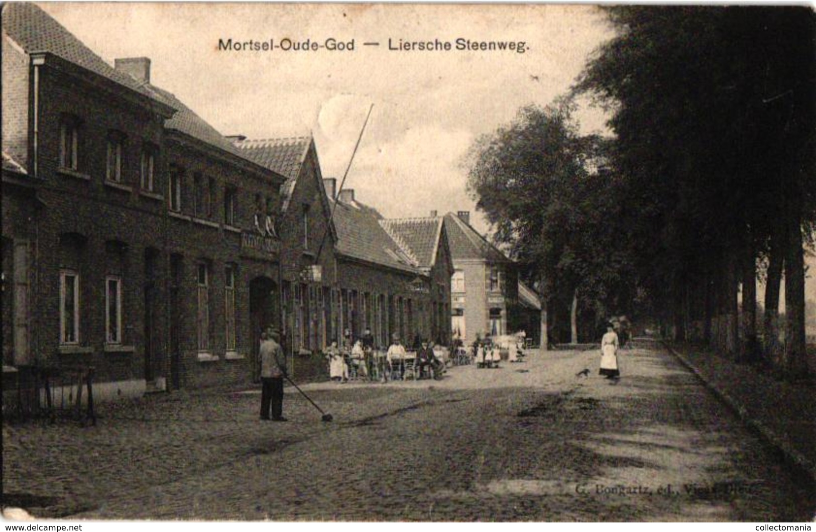 2 Oude Postkaarten   Mortsel   Oude God   Lierse Steenweg Liersche UitG. Bongartz - Mortsel