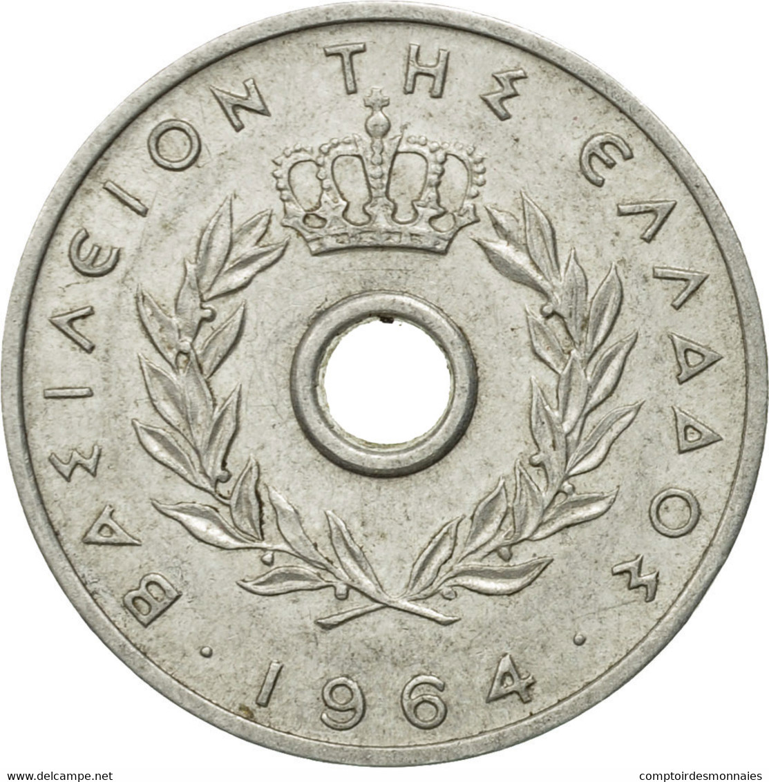 Monnaie, Grèce, 10 Lepta, 1964, TTB, Aluminium, KM:78 - Grèce