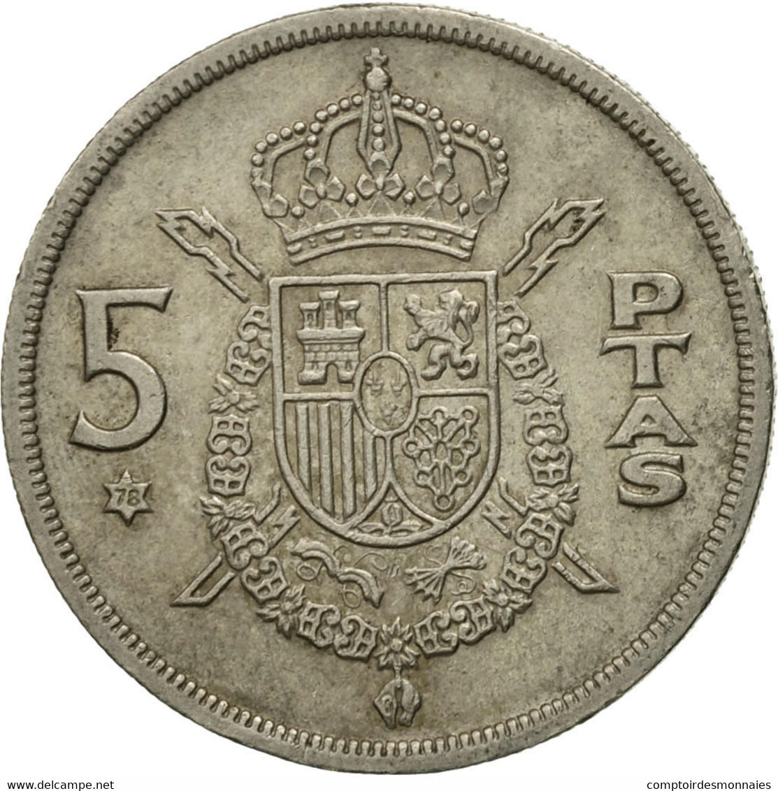 Monnaie, Espagne, Juan Carlos I, 5 Pesetas, 1978, TB+, Copper-nickel, KM:807 - 5 Pesetas