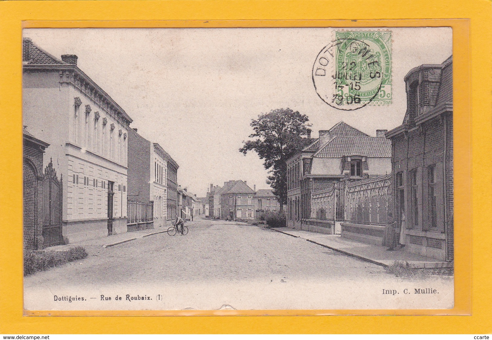 BELGIQUE - HAINAUT - MOUSCRON - MOESKROEN - DOTTIGNIES - Rue De Roubaix - Petite Animation - Mouscron - Möskrön