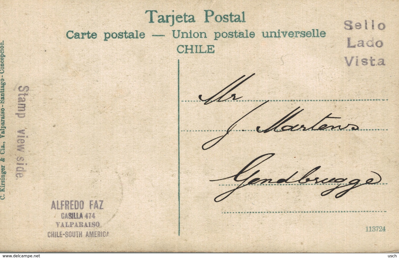 CHILE - CHILI Postcard, SANTIAGO, El Congreso - Chili