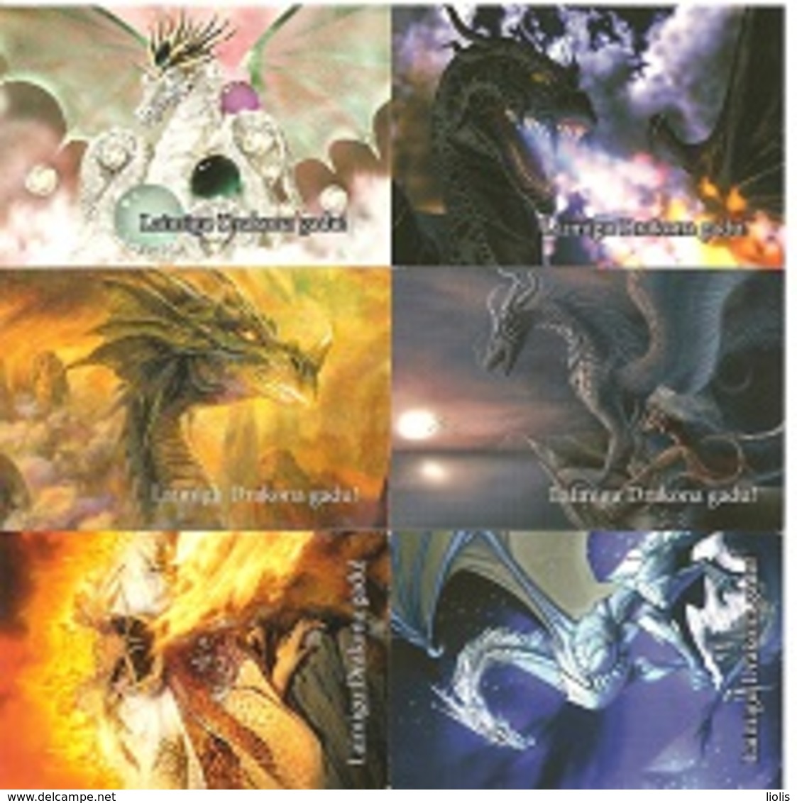 Pocket Calendars.  Dragon Years.  2012  Lithuania - Formato Piccolo : 2001-...