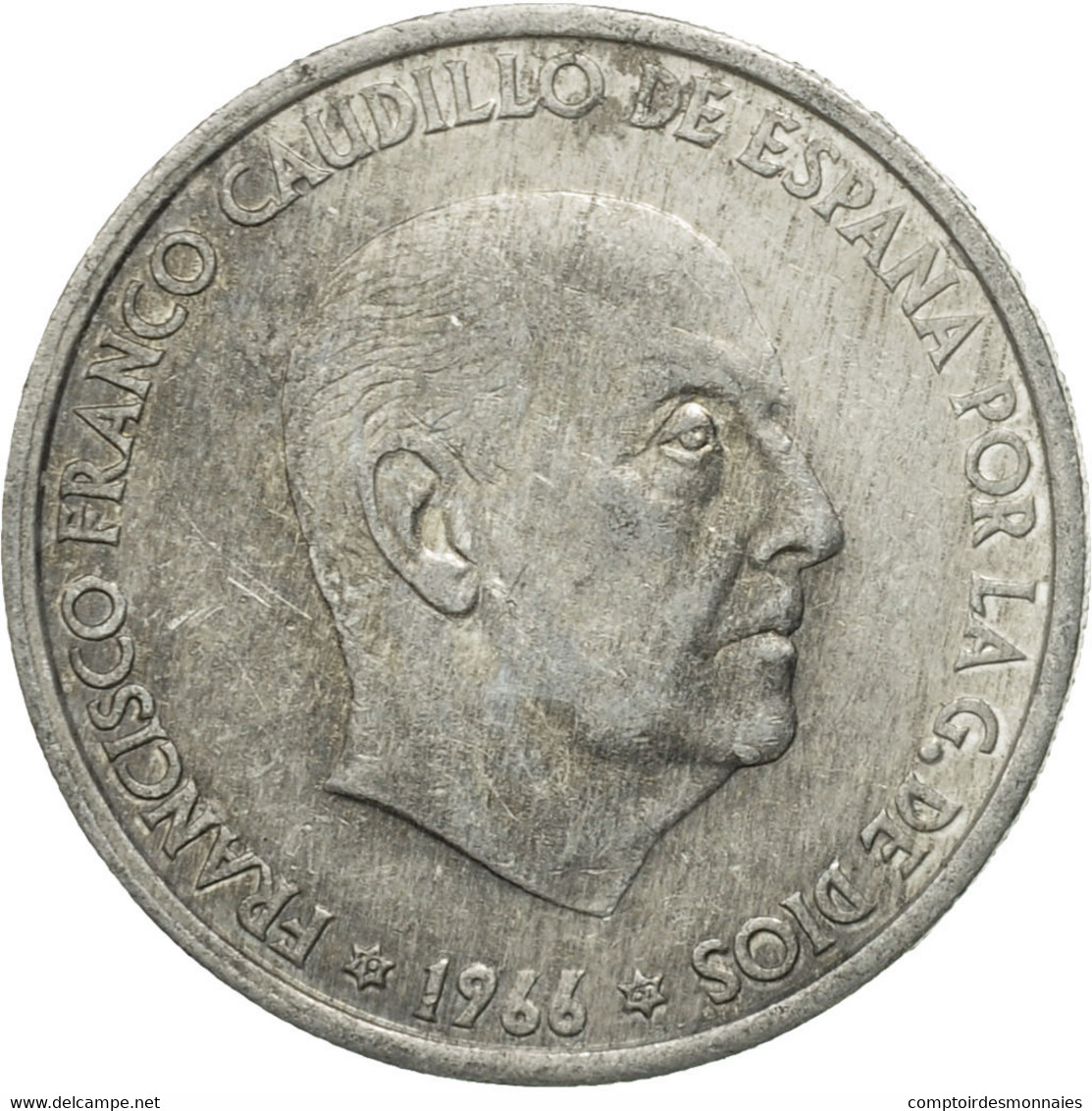 Monnaie, Espagne, Francisco Franco, Caudillo, 50 Centimos, 1967, TB, Aluminium - 50 Céntimos
