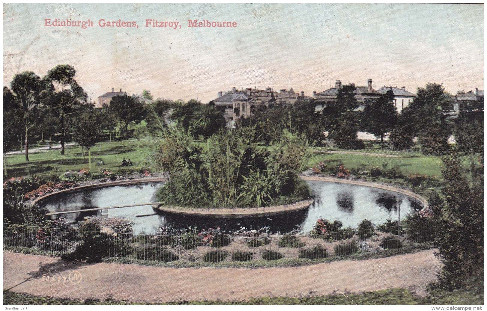 Edinburgh Gardens, Fitzroy, Melbourne Victoria - Posted 1907 With Stamp - Melbourne