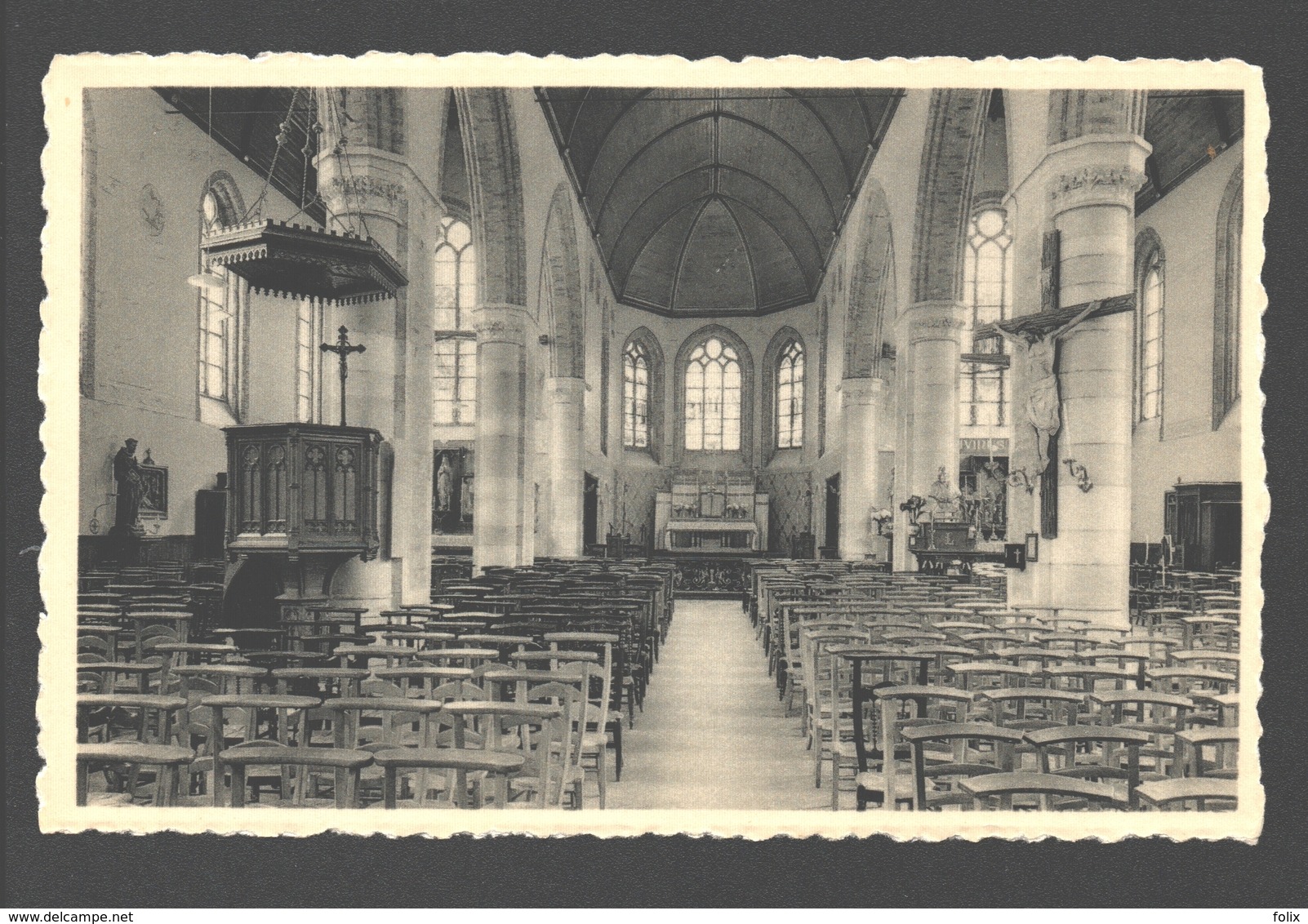 Elverdinge - Binnenzicht Van De Kerk - Nieuwstaat - Uitgave Huyghe, Koster, Elverdinge - Ieper