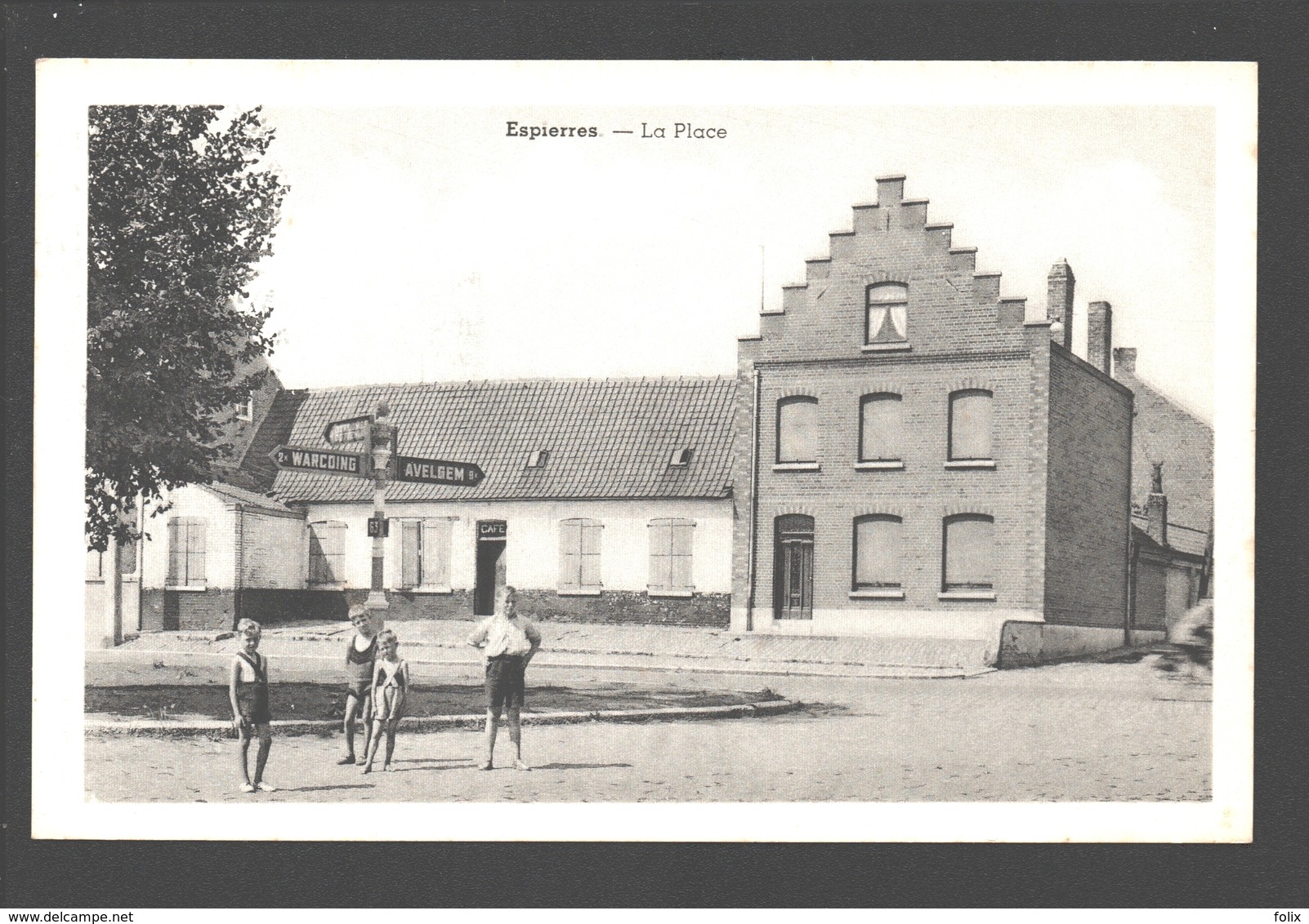 Espierres - La Place - Geanimeerd Kinderen - Nieuwstaat - Uitgave Seynaeve, Espierres - Spiere-Helkijn