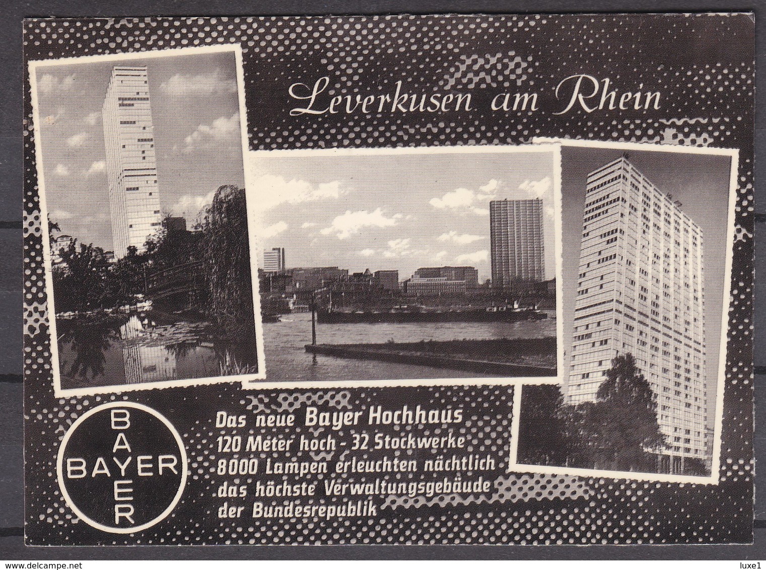 GERMANY  , LEVERKUSEN , ARHITECTURE  ,  OLD  POSTCARD - Leverkusen