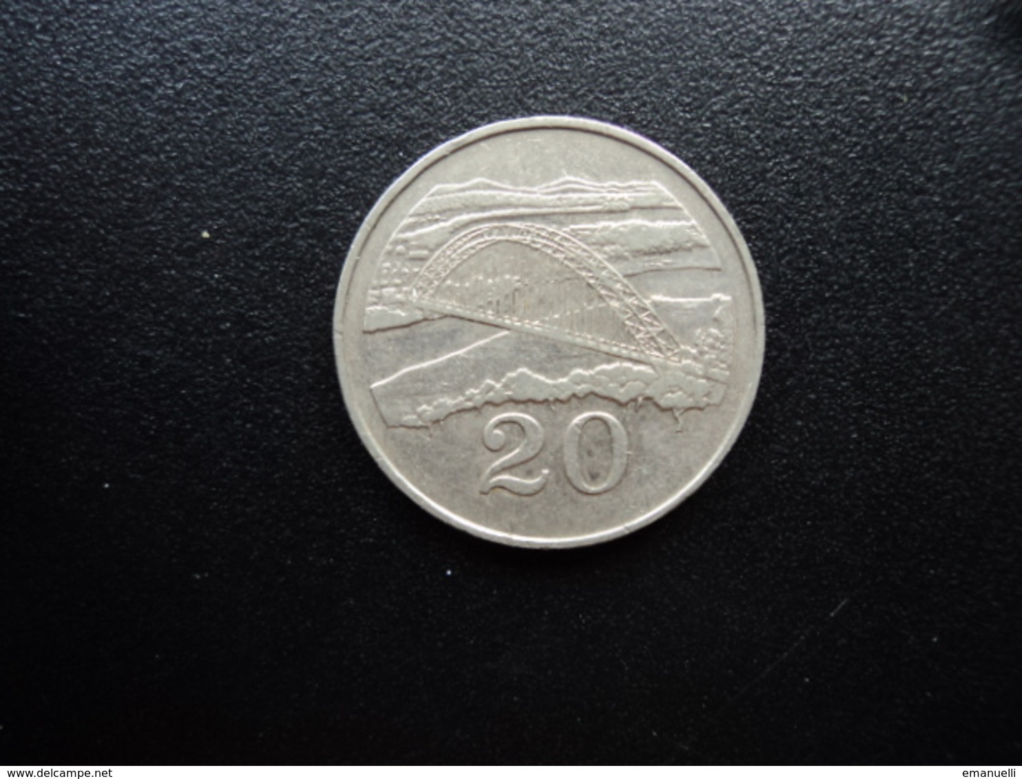 ZIMBABWE : 20 CENTS  1989    KM 4     SUP - Simbabwe