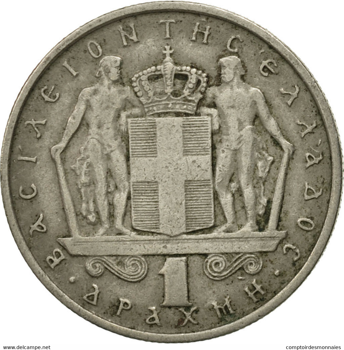 Monnaie, Grèce, Constantine II, Drachma, 1966, TB+, Copper-nickel, KM:89 - Grèce