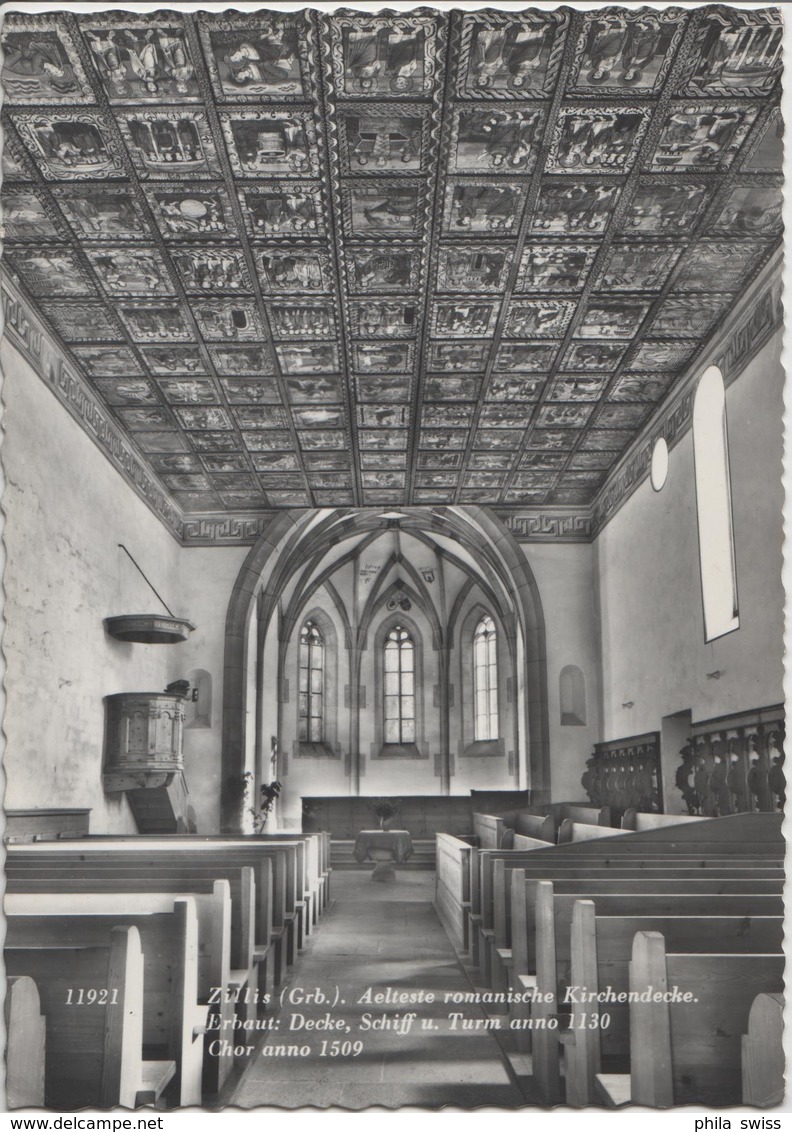 Zillis - Aelteste Romanische Kirchendecke - Photo: Rud. Suter - Zillis-Reischen