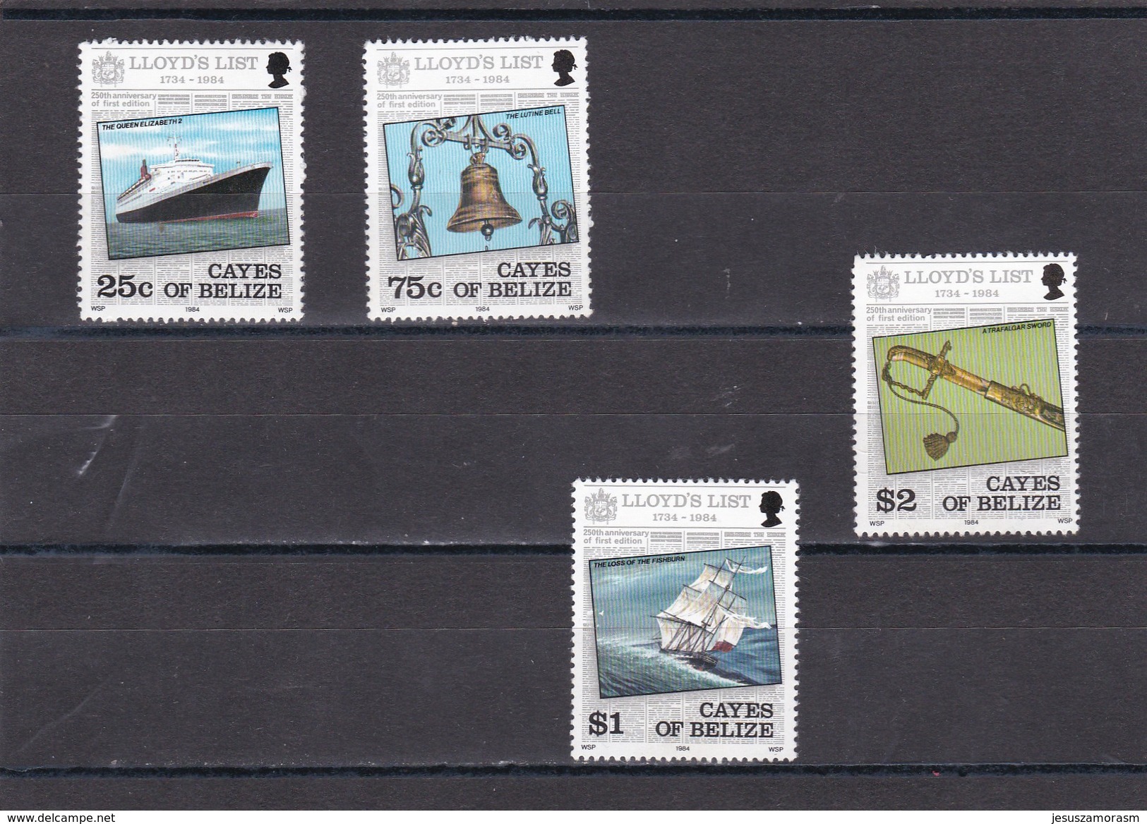 Cayes De Belice Nº 10 Al 13 - Belice (1973-...)