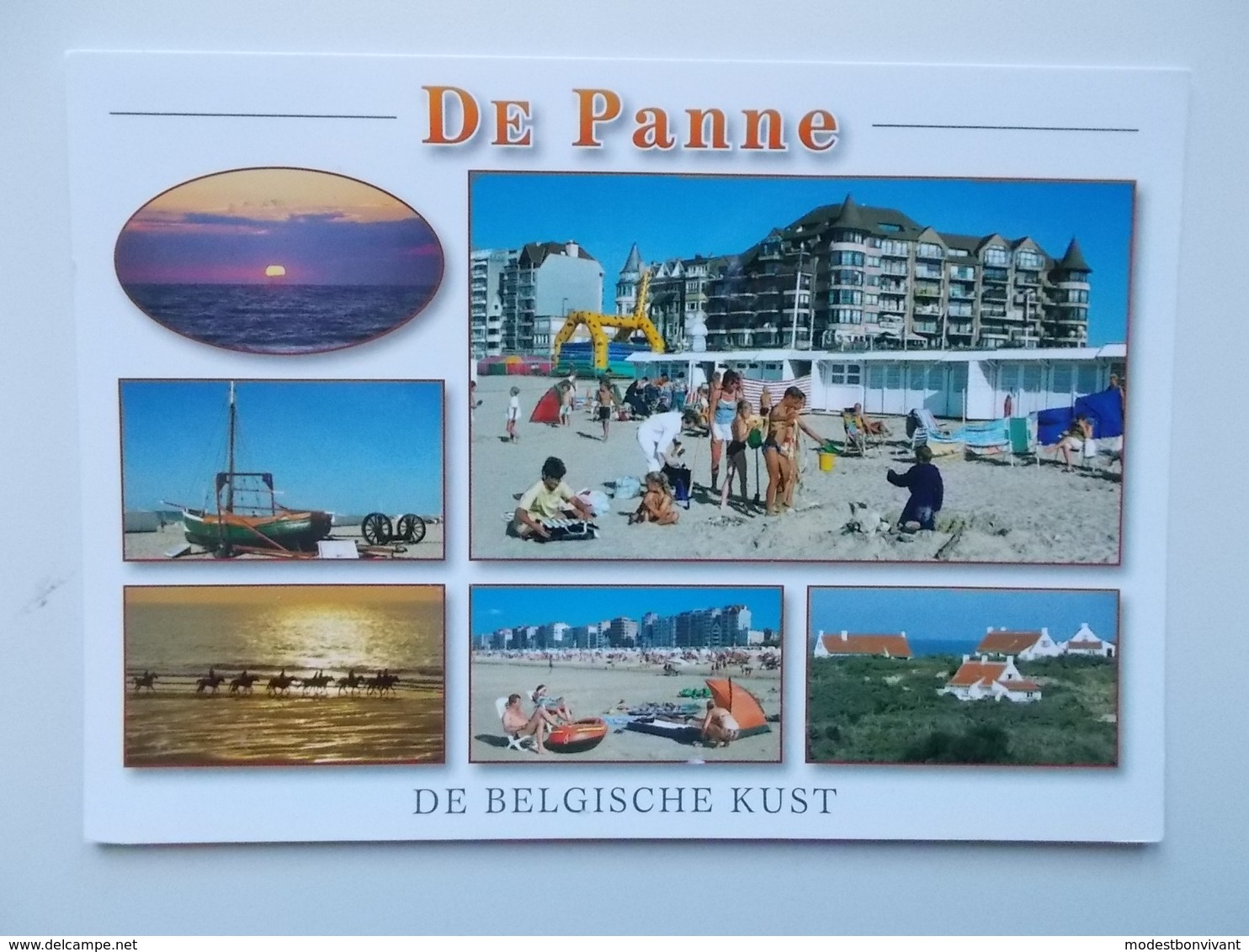 DE PANNE , De Belgische Kust - Groeten Uit ..un Bonjour De ......  - NO REPRO - De Panne