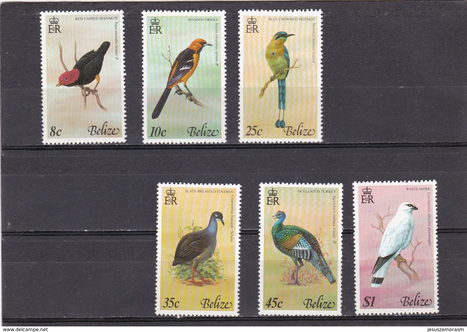 Belice Nº 383 Al 388 - Belice (1973-...)