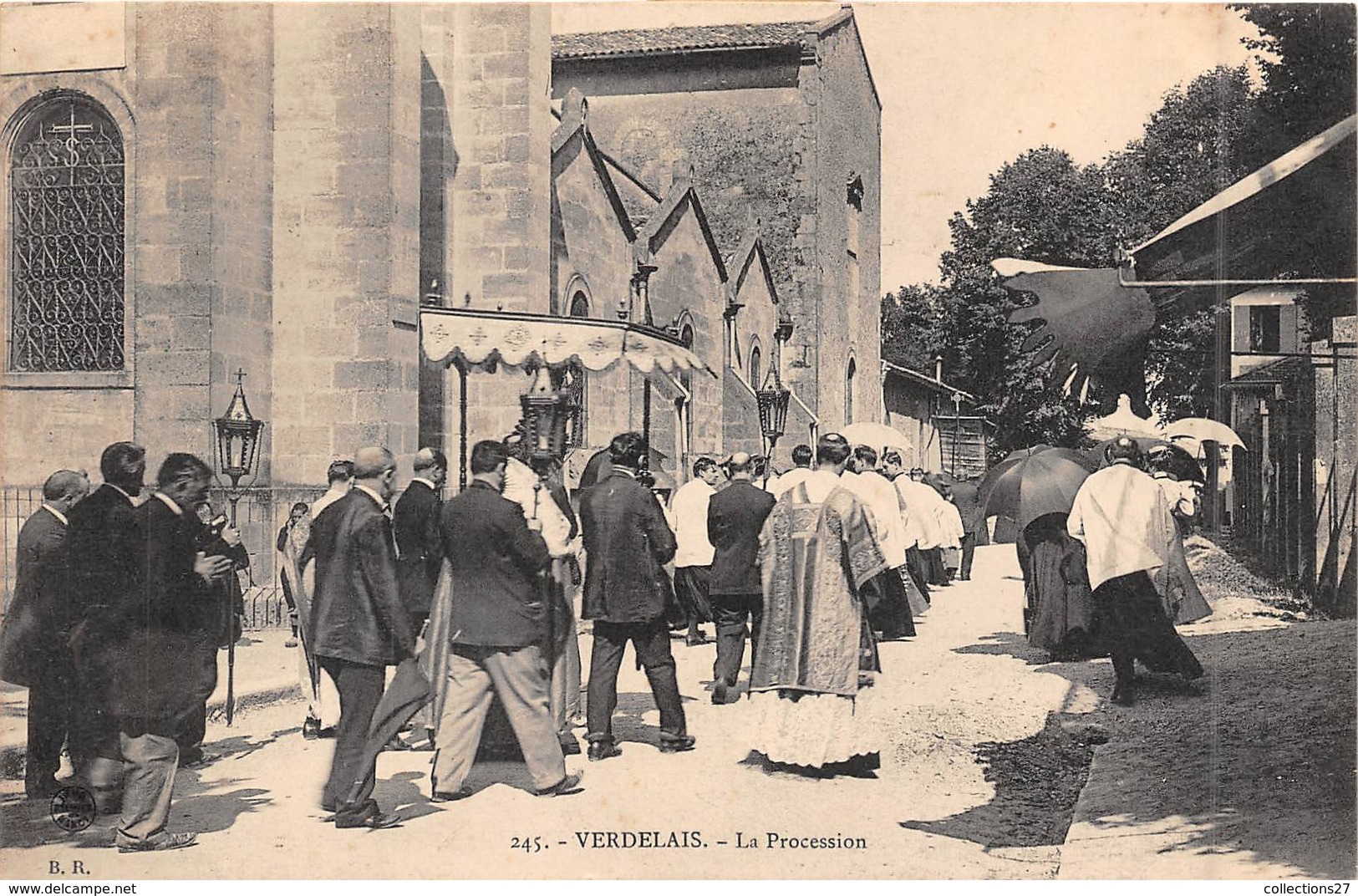 33-VERDELAIS- LA PROCESSION - Verdelais