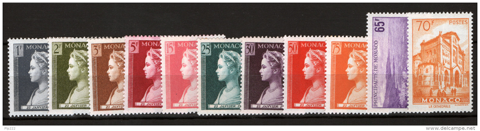 Monaco 1957 2 Serie / 2 Set **/MNH VF - Annate Complete