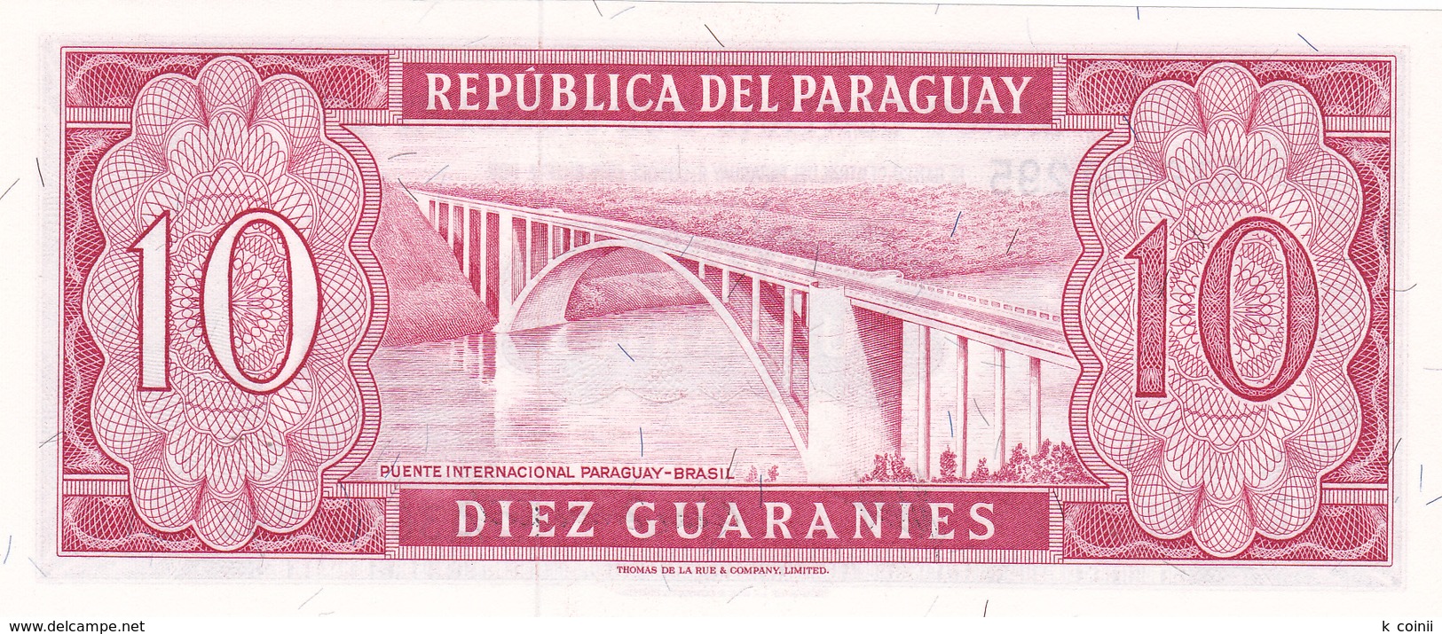 Paraguay - 10 Guaranies 1952 - UNC - Paraguay