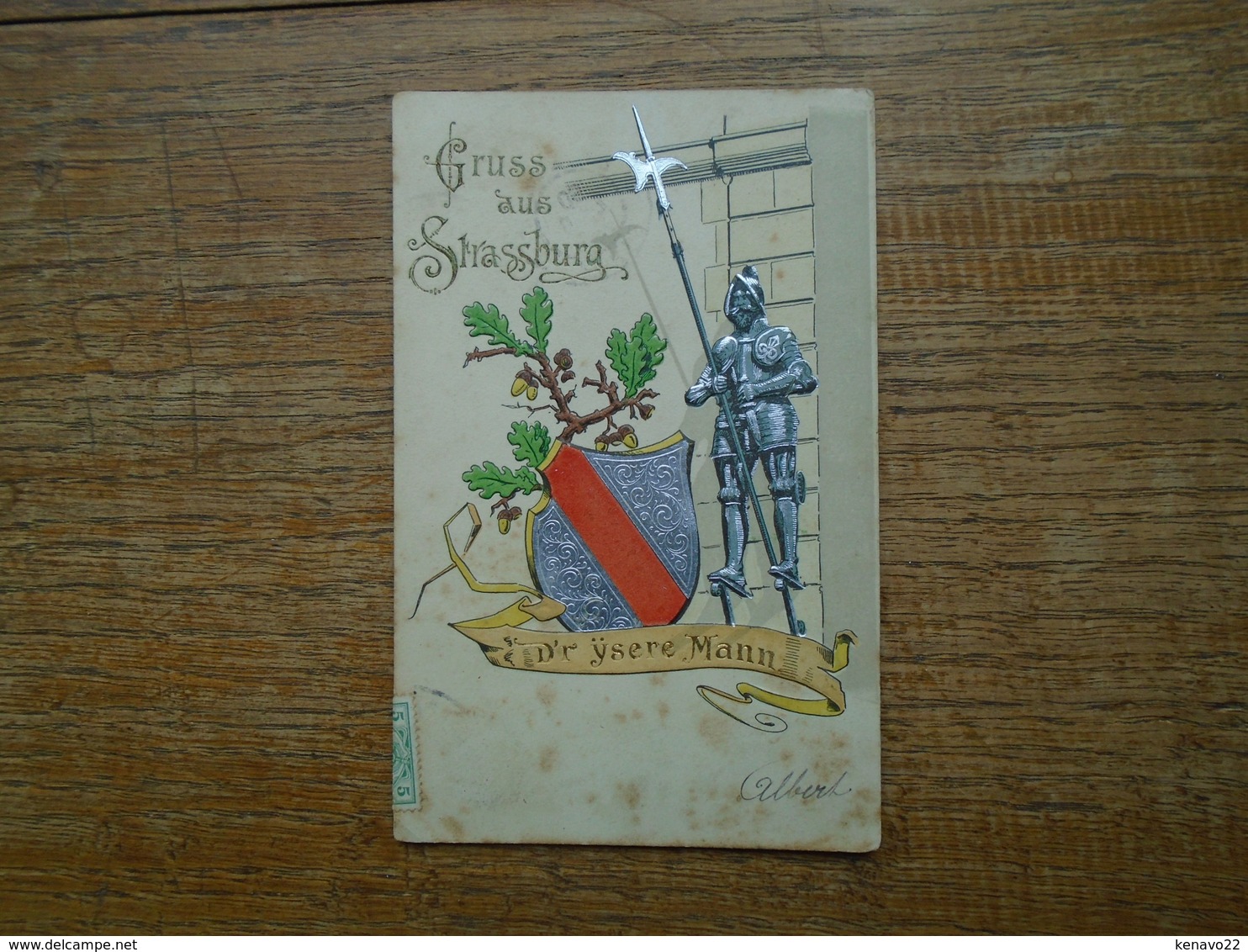 Carte Assez Rare De 1905 , Gruss Aus Strassburg " Carte En Relief " - Strasbourg