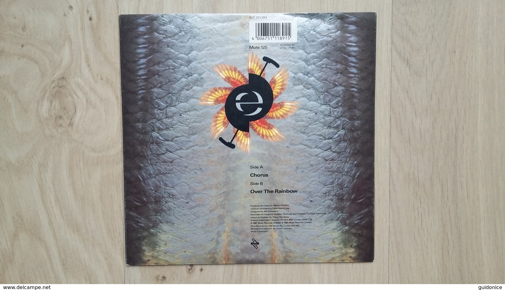 Erasure - Chorus - Vinyl-Single - Disco, Pop