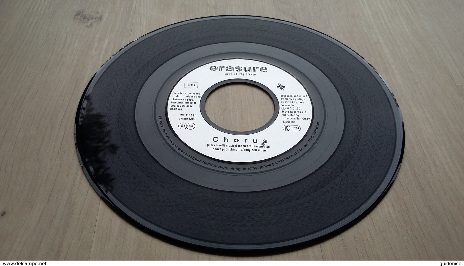 Erasure - Chorus - Vinyl-Single - Disco, Pop