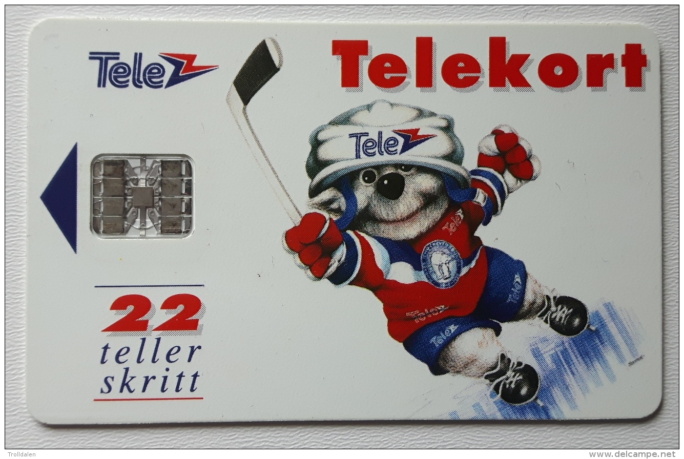 Norway N 6k  Icehockey SI7 Chip , Used - Norway