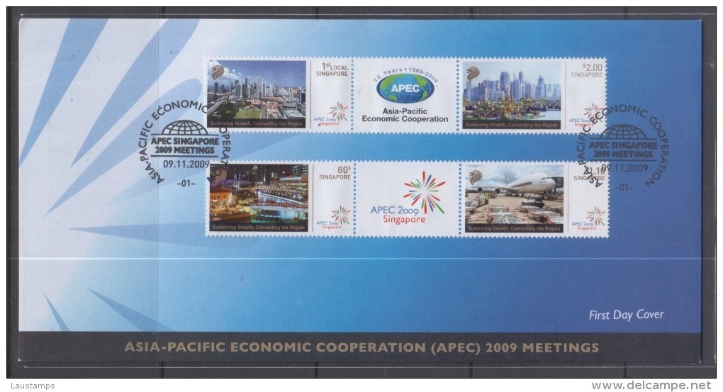 Singapore 2009 APEC Meeting FDC - Singapore (1959-...)