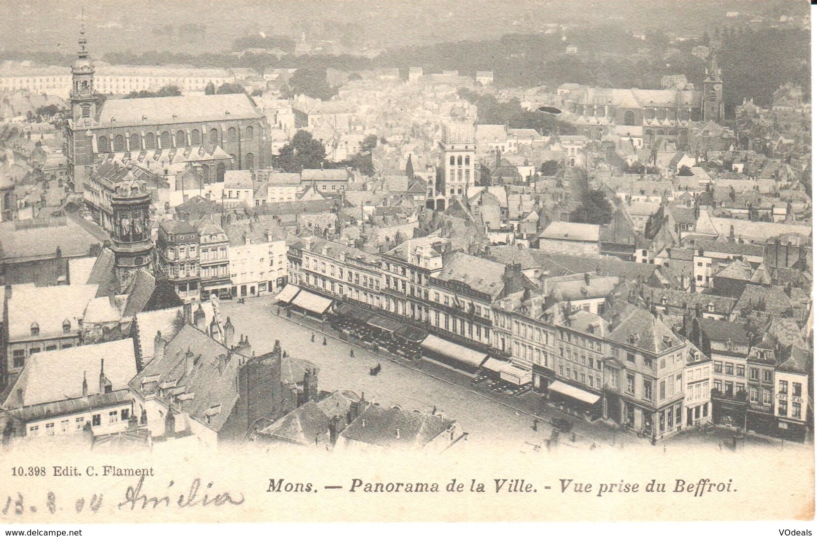 Mons - Panorama De La Ville - Vue Prise Du Beffroi - Mons