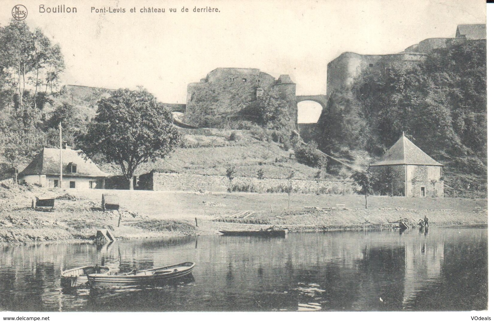 Bouillon - Pont-Levis Et Château Vu De Derrière - Bouillon
