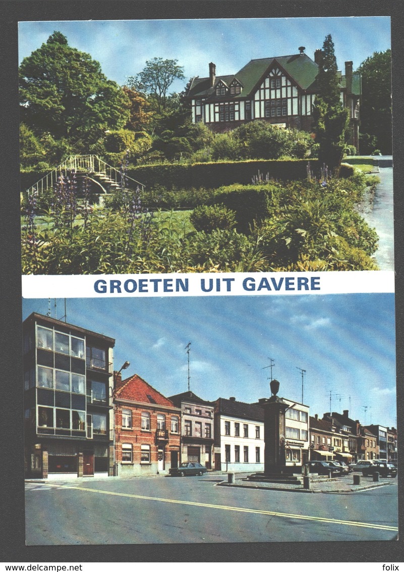 Gavere - Groeten Uit Gavere - Gemeentehuis - Markt - Nieuwstaat - Gavere